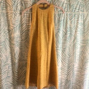 Vintage Yellow Halter Dress